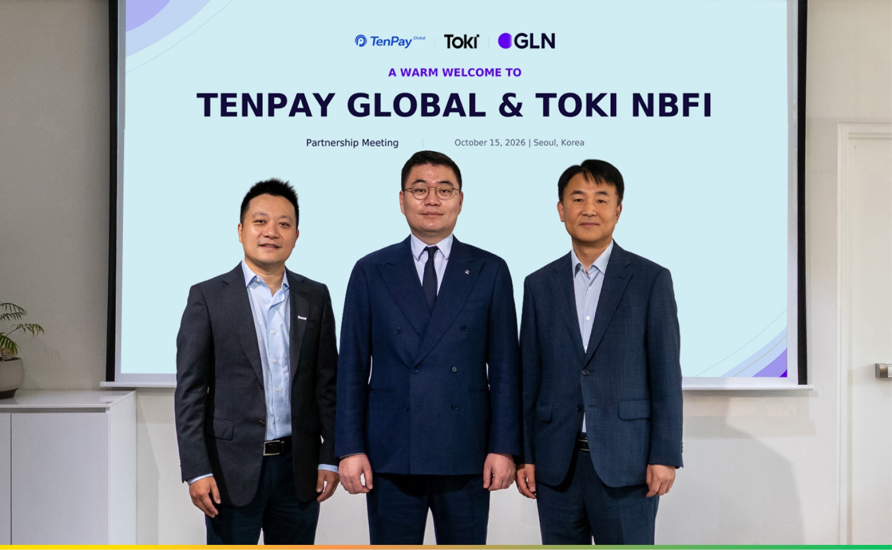 GLN International, Toki болон Tenpay Global-ийн хамтын ажиллагааны уулзалт